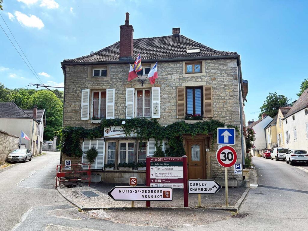 Historic Buildings in Chambolle Musigny, Burgundy, As Seen on a Wine Tour from Beaune