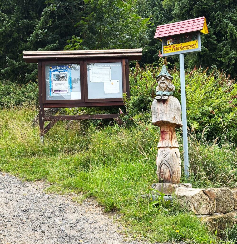Entrance to the Marchenspeil in Oybin, Germany