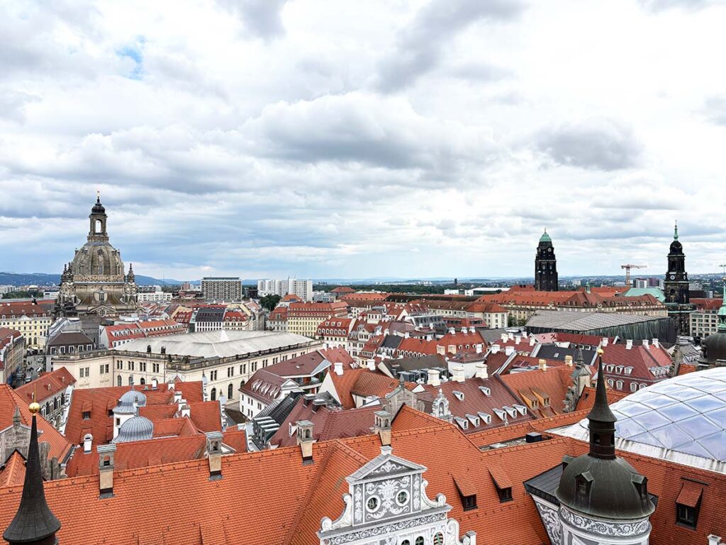 Panoramic View of Dresden Taken from the Dresden Castle Tower