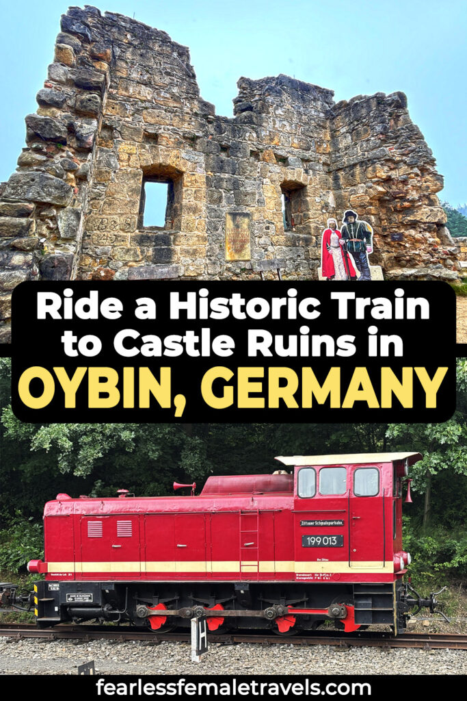 Ride a Historic Steam Train to the Hilltop Ruins of an Ancient Castle on the Zittauer Schmalspurbahn Steam Train in Germany