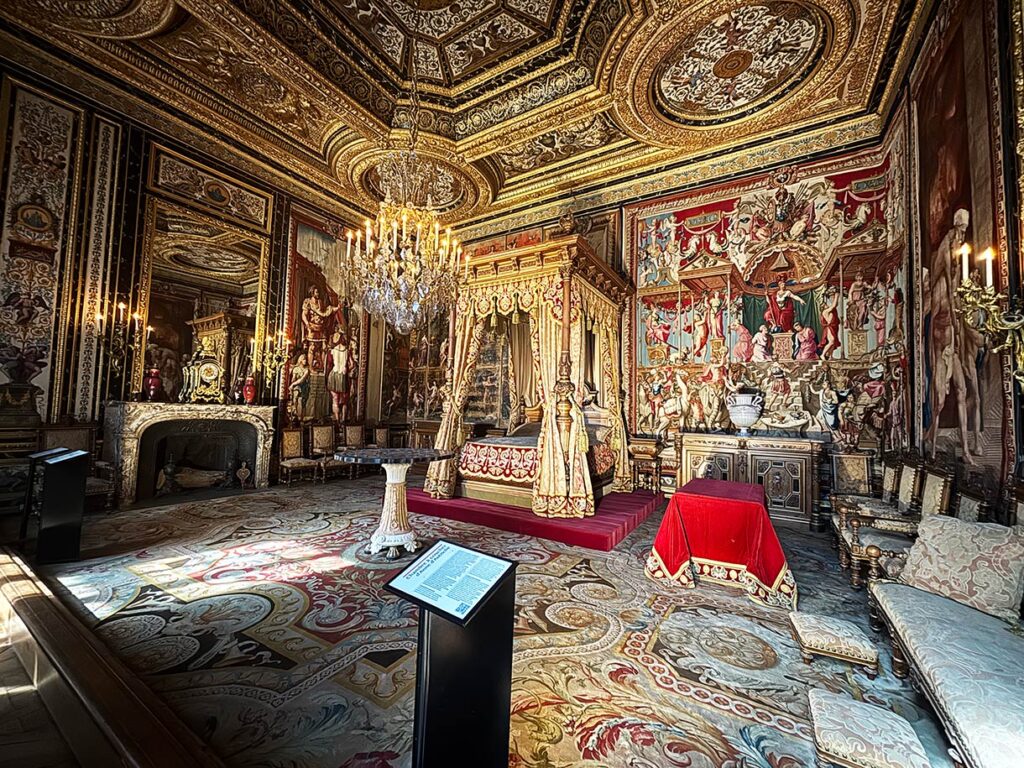 Royal Bedroom in Fontainebleau Chateau