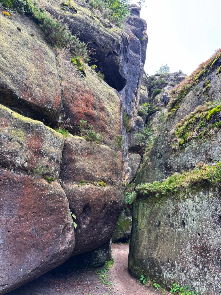 Path Around the Rocks Walking Trail in the Oybin Castle