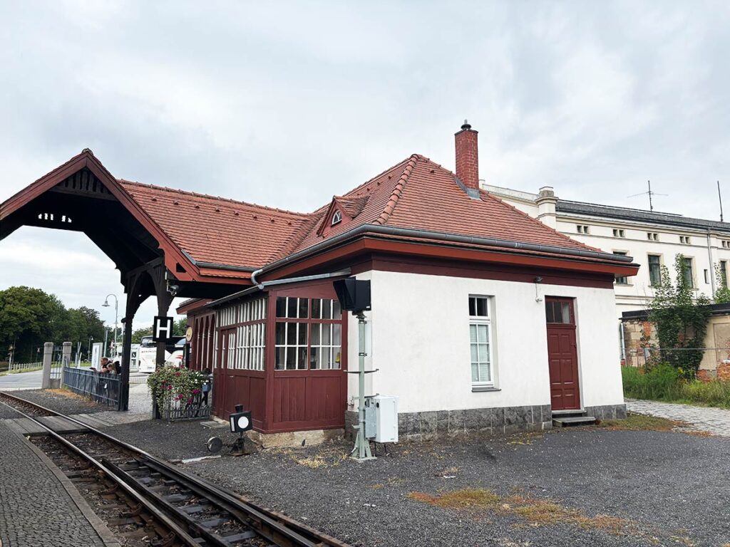 Zittauer Schmalspurbahn Steam Train Ticket Office in Zittau Germany