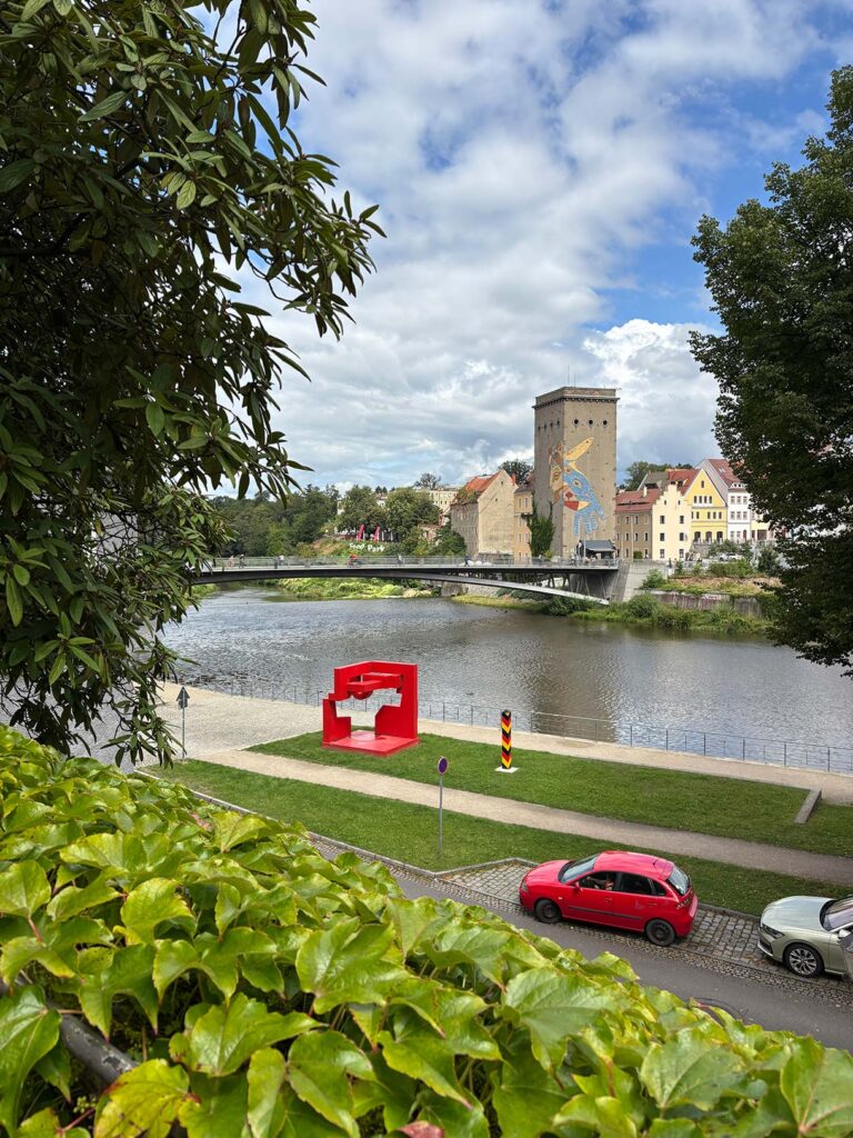 Altstadtbrucke - The Bridge from Gorlitz, Germany to Zgorzelec, Poland 