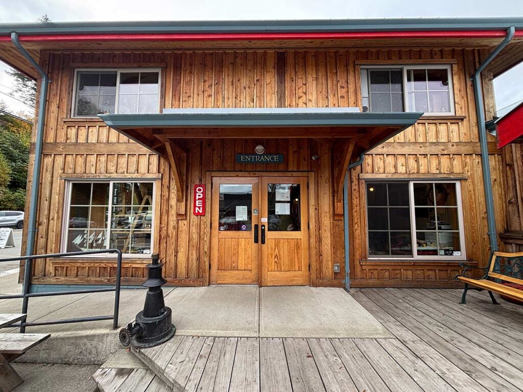 Entrance to the Cowichan Bay Marine Centre