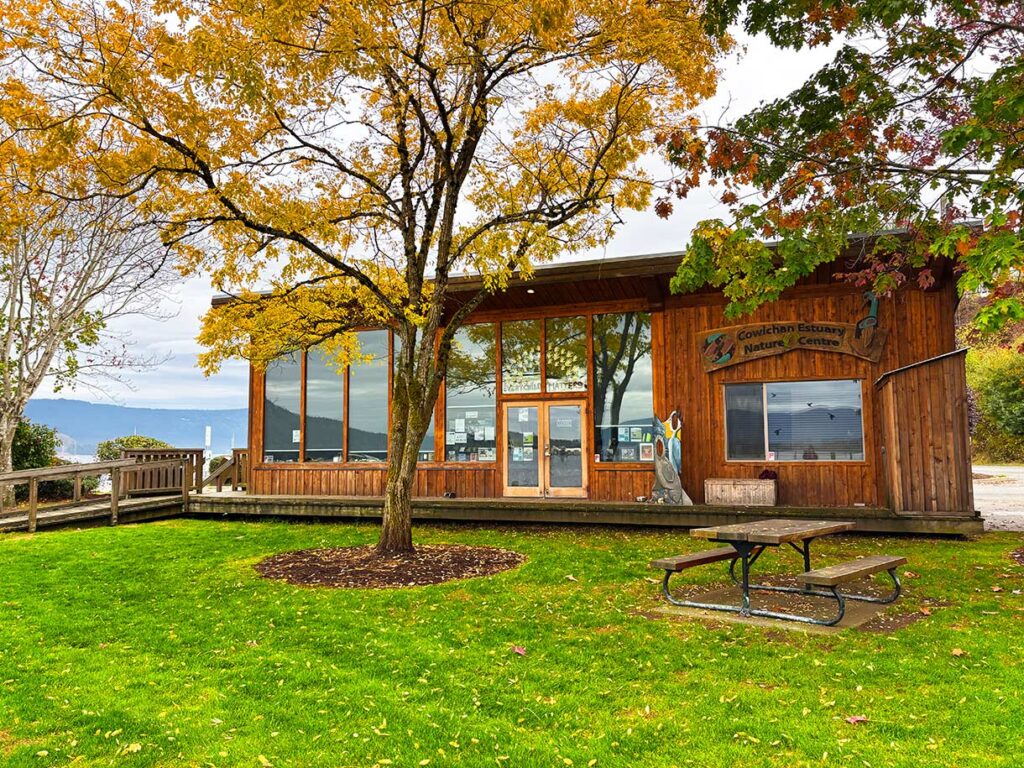 The Cowichan Estuary Nature Center in Cowichan Bay, BC
