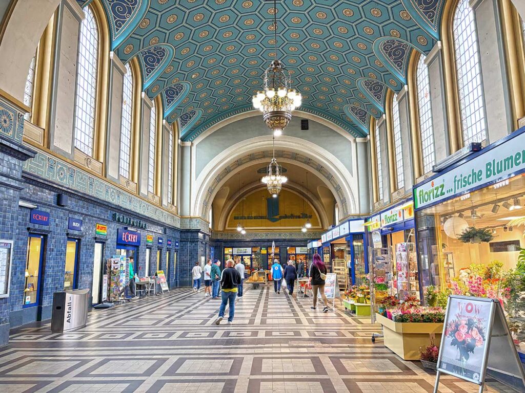The Gorlitz Bahnhof / Gorlitz Train Station in Saxony, Germany