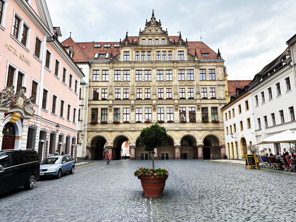 Untermarkt Square in Gorlitz, Germany