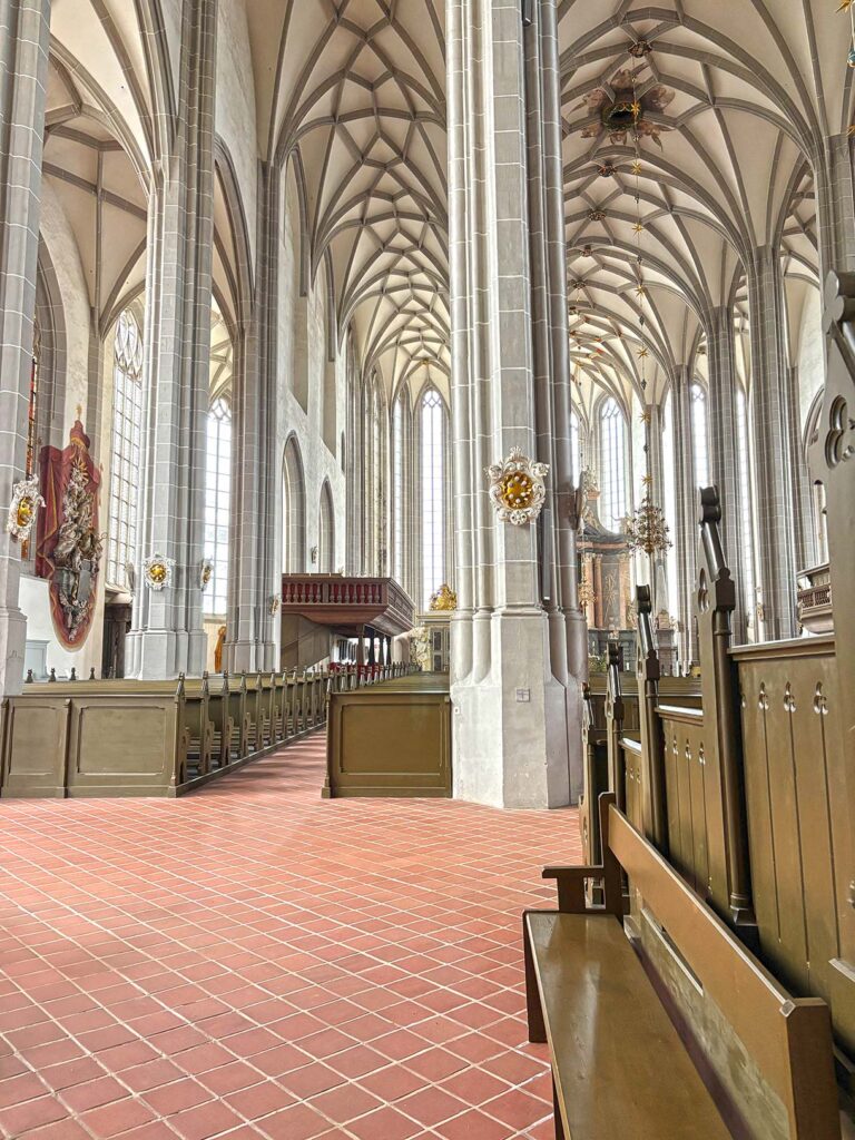 Interior of the Church of St. Peter and Paul in Gorlitz, Saxony, Germany