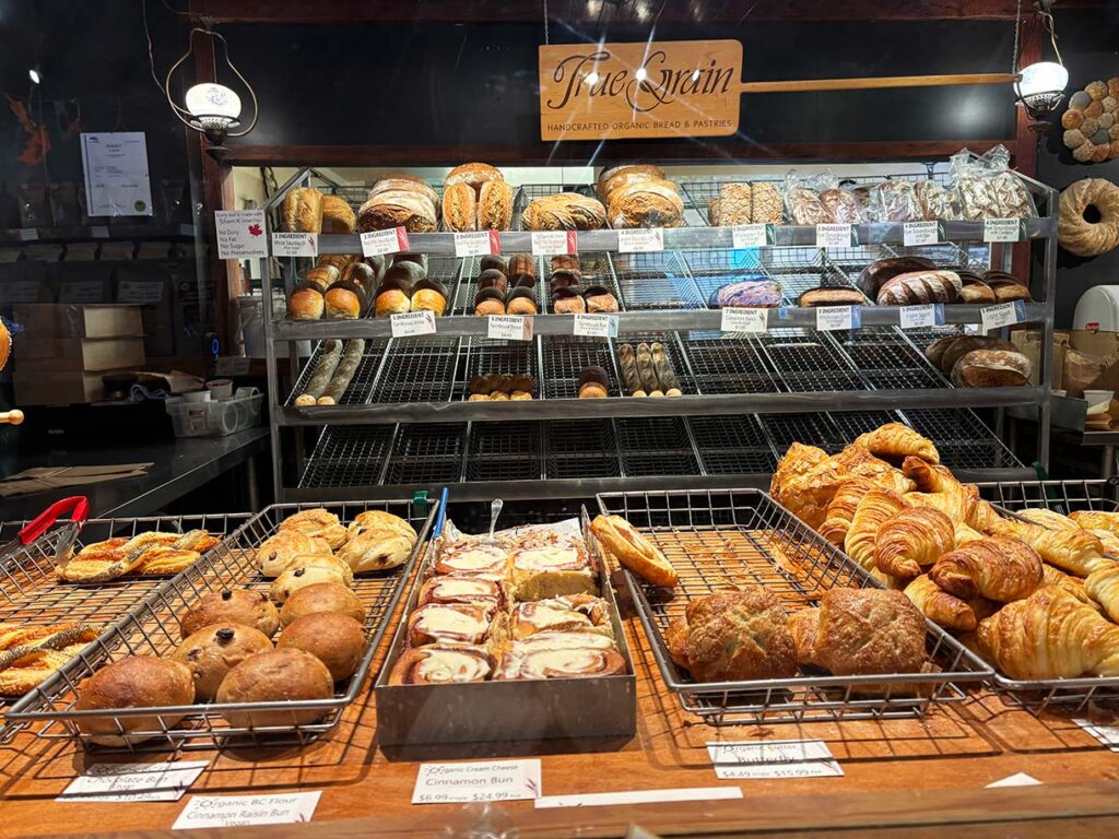 True Grain Bakery in Cowichan Bay, BC, Canada