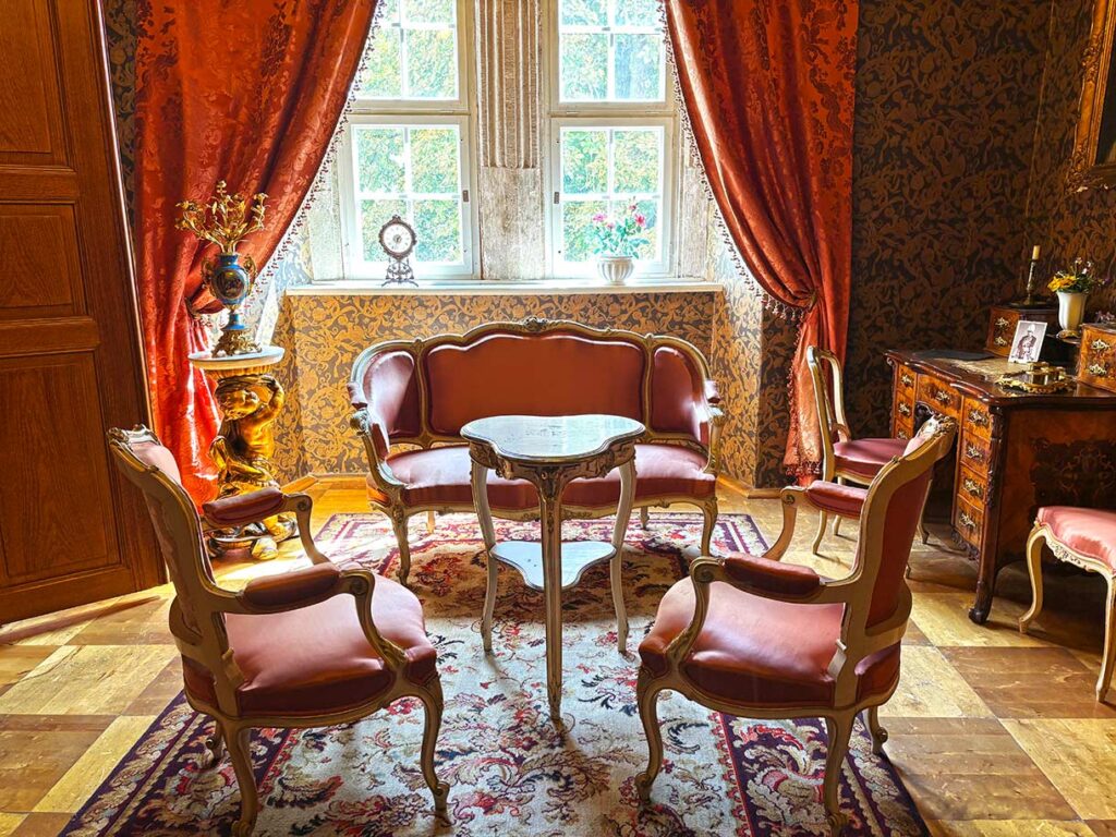 Sitting Room in a Noble Apartment in Glauchau Castle, Germany