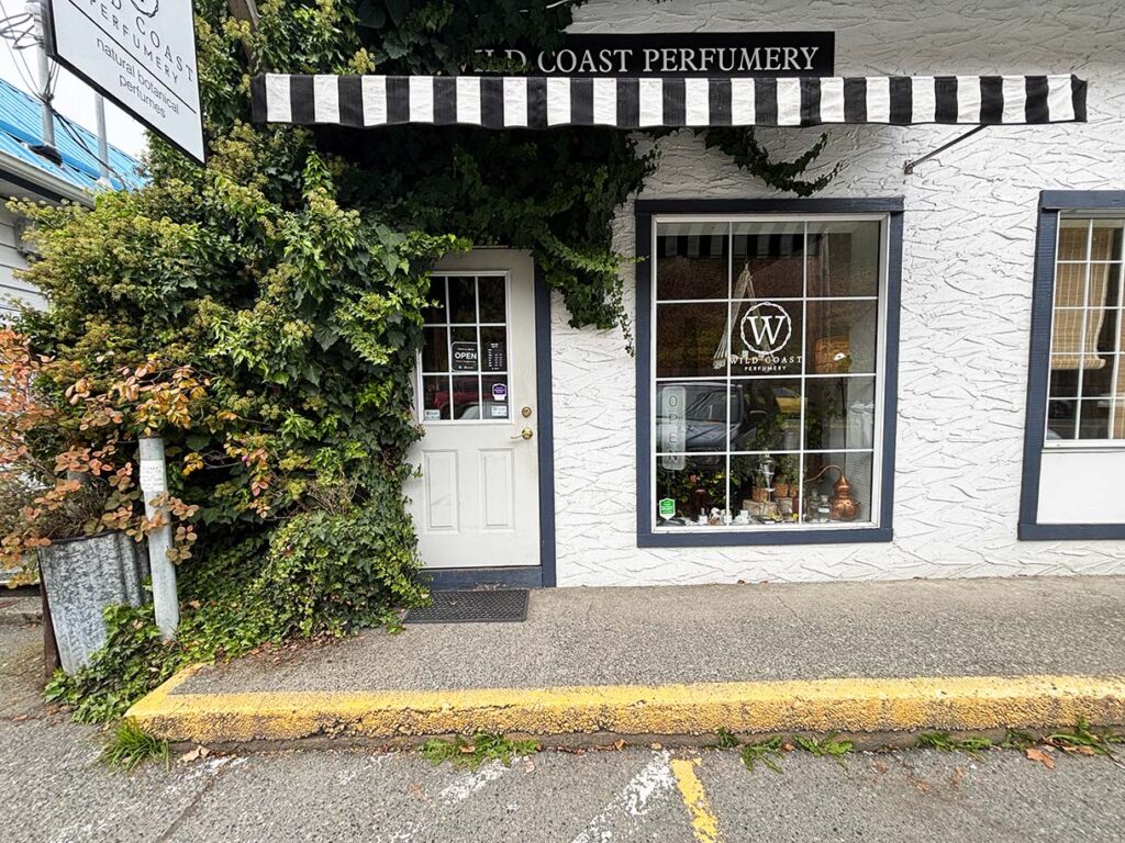 Wild Coast Perfumery in Cowichan Bay, BC