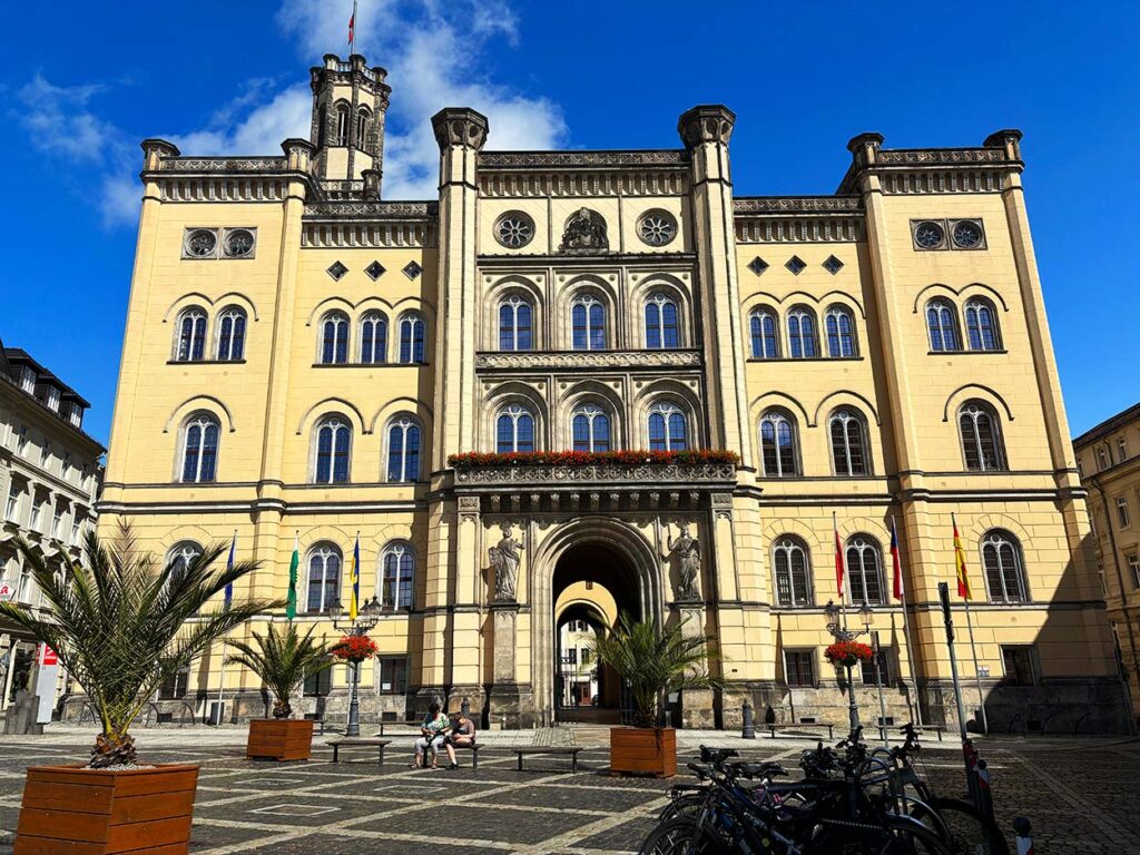 Rathaus Zittau City Hall in Saxony, Germany