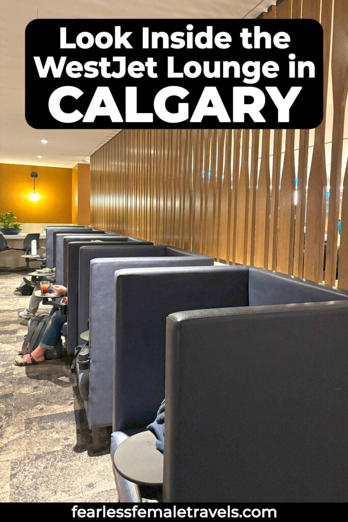 A Look Inside the WestJet Lounge in the Calgary Airport, Including Food, Drinks, Atmosphere, Crowds and Showers