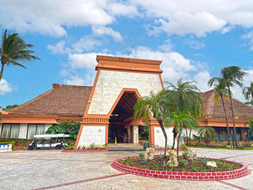 The Entrance to the Bahia Principe Grand Tequila Resort in Mexico