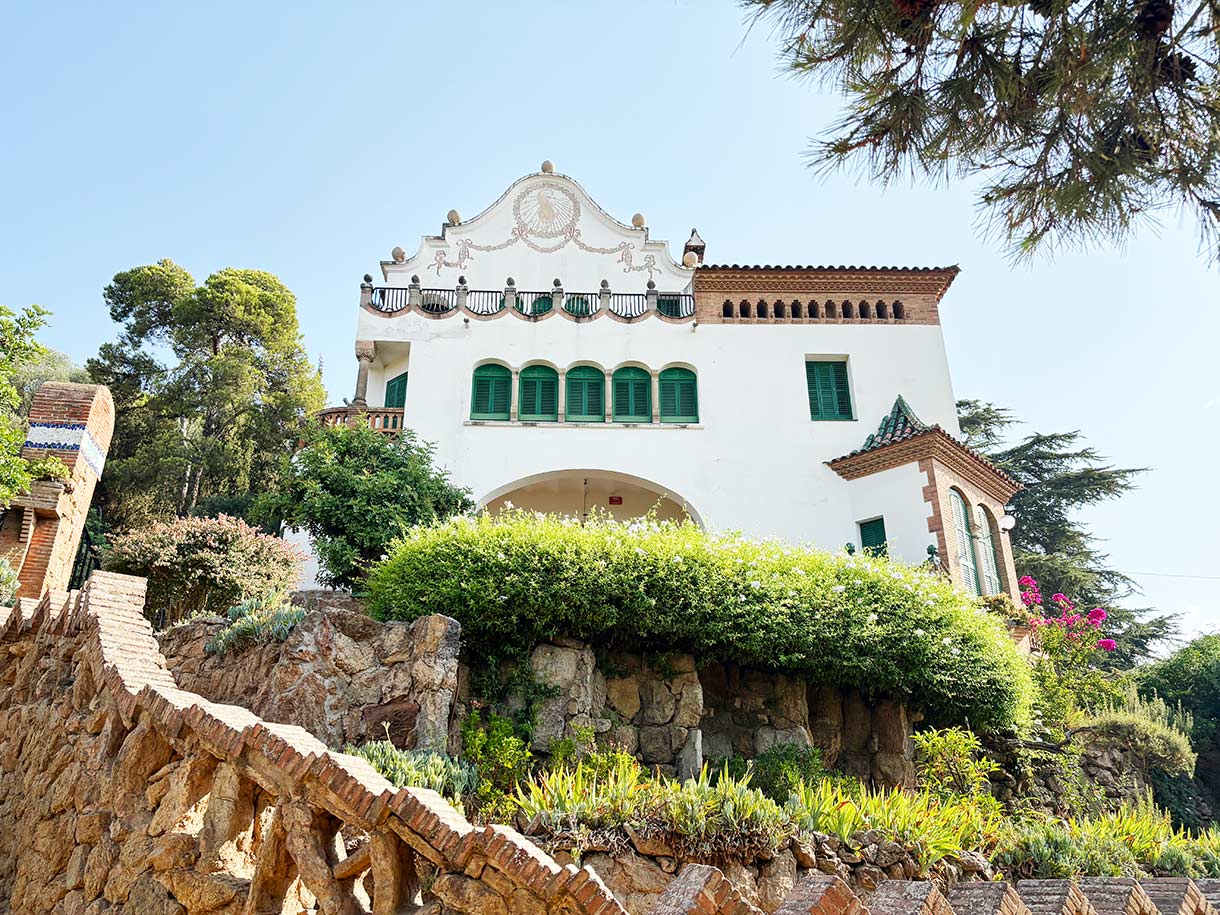 Casa Trias in Parc Guell, Barcelona, Spain