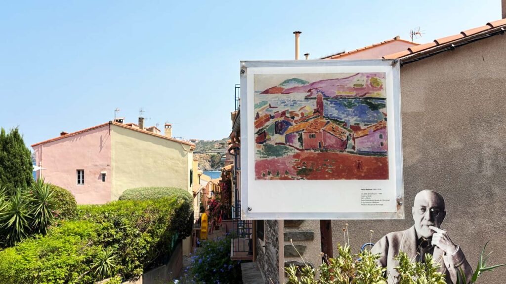 Signs Along the Fauvist Trail in Collioure France