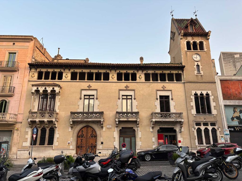Modernist Buildings in the Historical Center of Figueres Spain