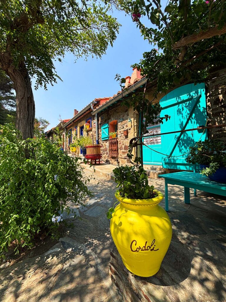 Colorful Fishermen's Houses in Collioure France