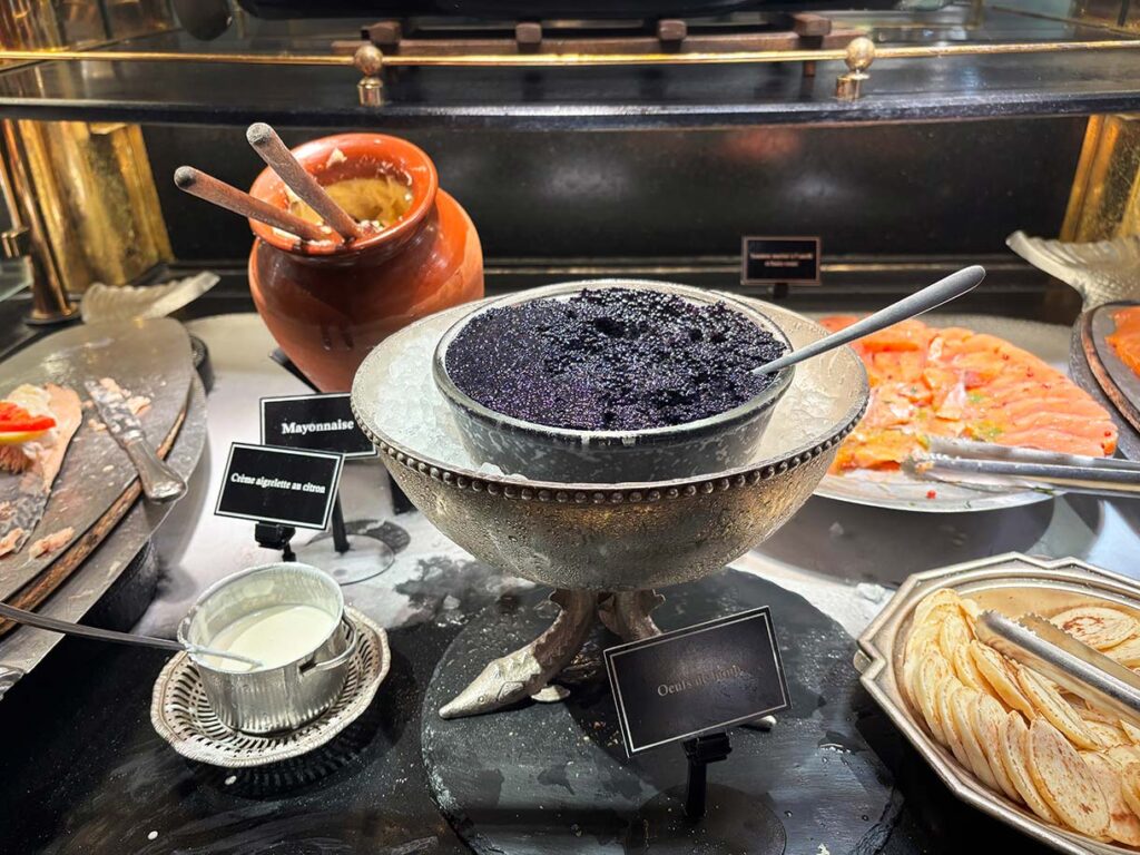 Caviar at Les Grands Buffets de Narbonne