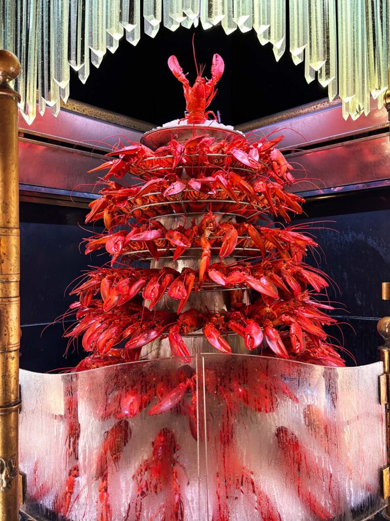 Lobster Tower at Les Grands Buffets de Narbonne