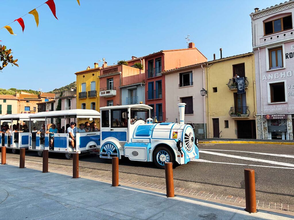 The Little Tourist Train in Collioure France