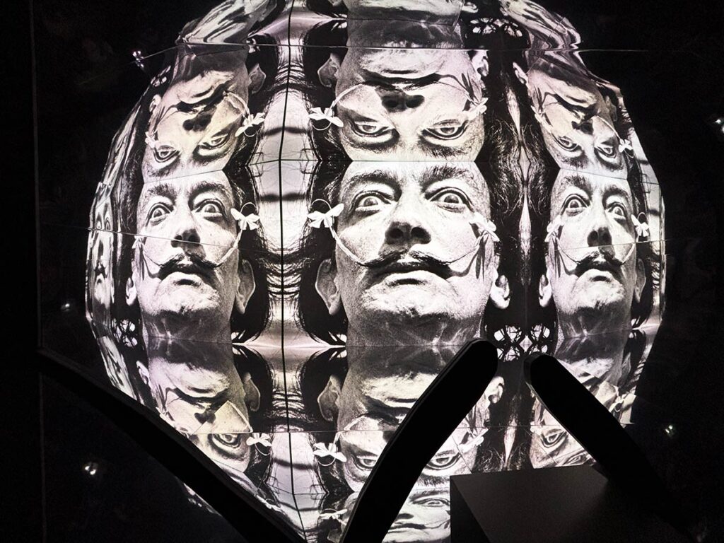 Multimedia Exhibits Inside the Salvador Dali Birthplace Museum Museum in Figueres Spain