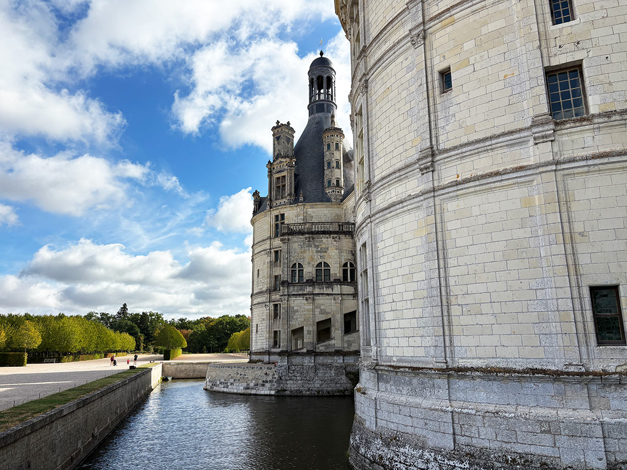 Chateau de Chambord Moat in Summer
