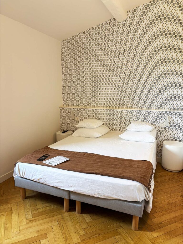 Bedroom in La Demeure de la Cite by Jean Bacou In the Cite Medieval of Carcassonne France Historic Fortified Center 
