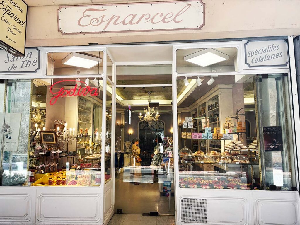 Esparcel Chocolate Shop in Perpignan France