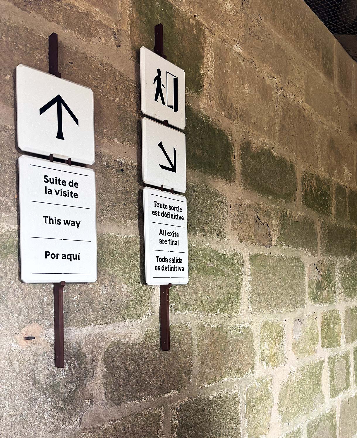 Intermediary Exits from the Carcassonne Chateau Ramparts