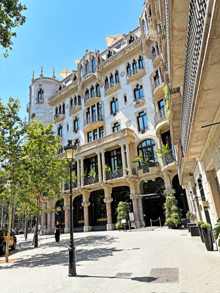 Hotel Casa Fuster in Gracia, Barcelona
