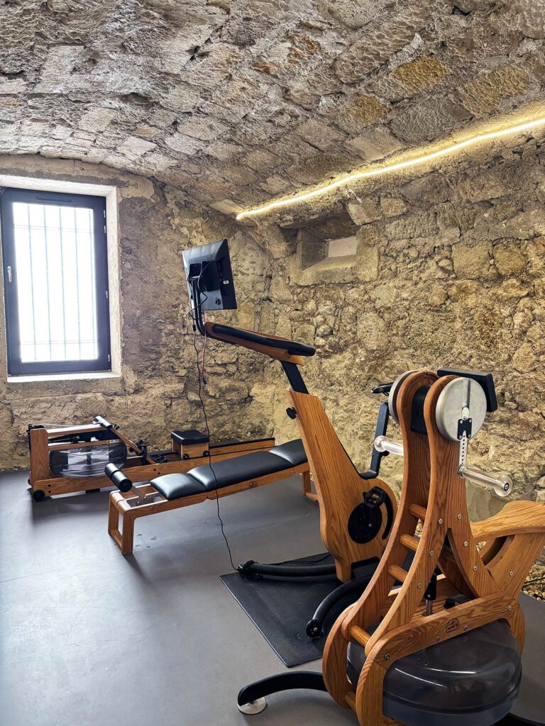 Hotel Gym Equipment at Hotel Le Prison Beziers Prison Hotel in France