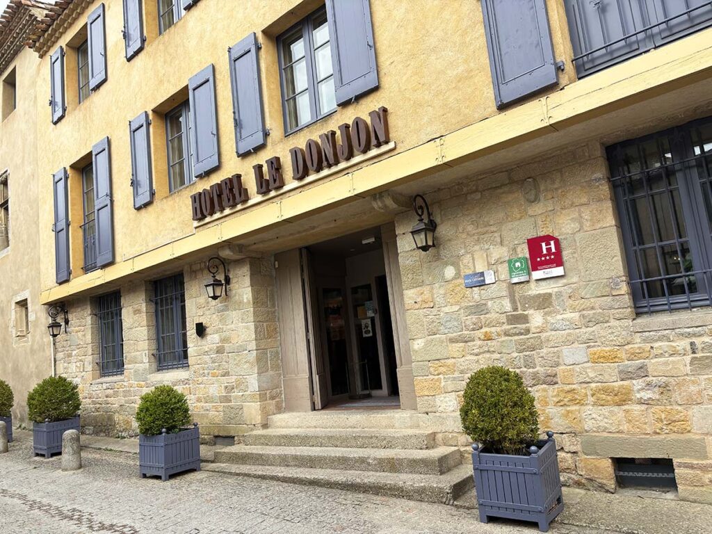 Hotel le Donjon In the Cite Medieval of Carcassonne France Historic Fortified Center 