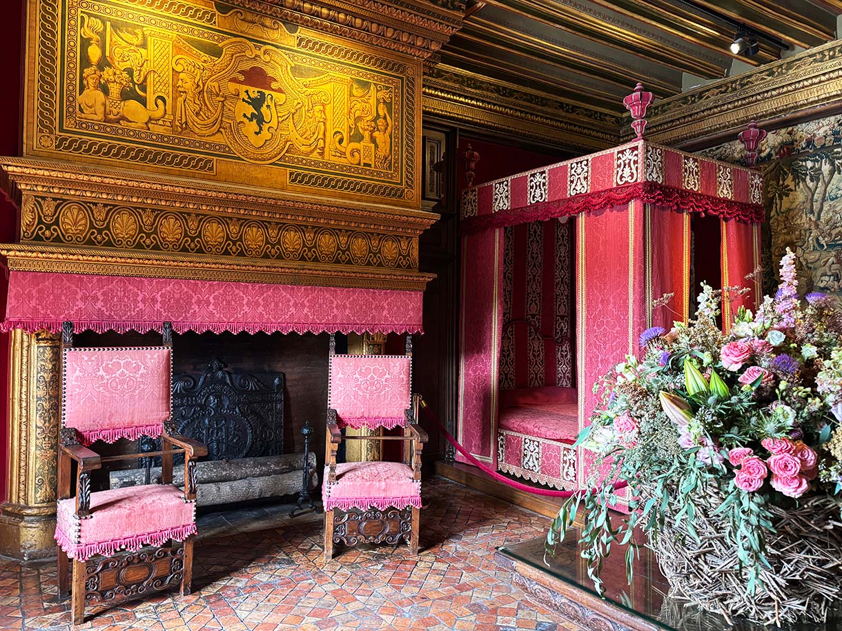 Interior of Chateau de Chenonceau on the Loire Valley Day Trip in France