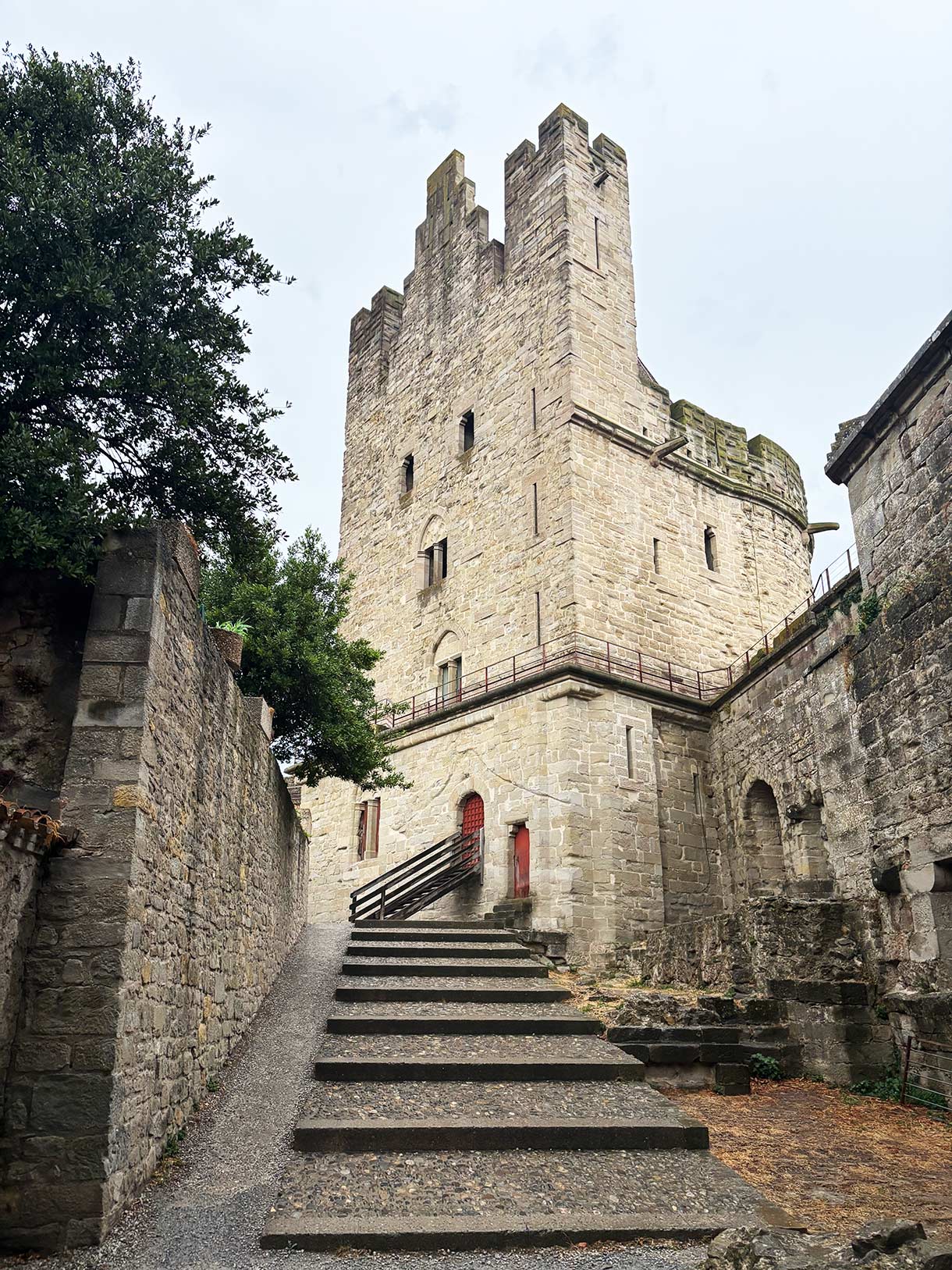Streets in the Medieval City of Carcassonne France