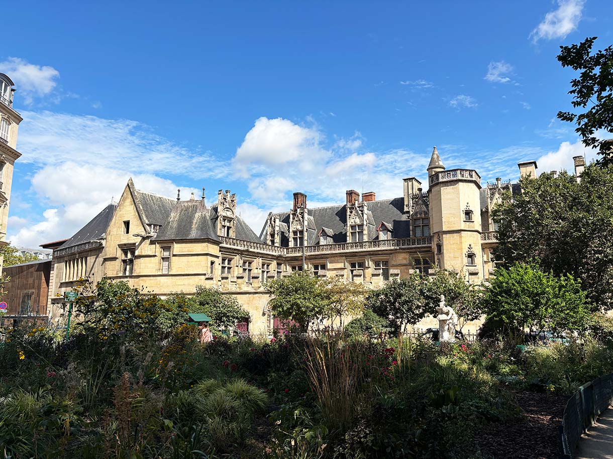 Musee du Cluny in the Latin Quarter of Paris France