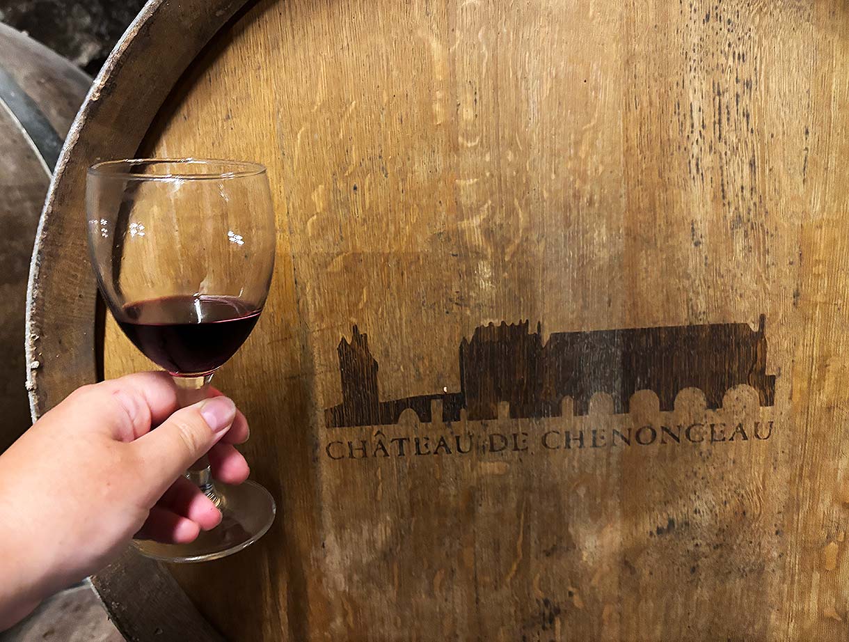 Wine Tasting at Chateau de Chenonceau on a Loire Valley Day Trip from Paris