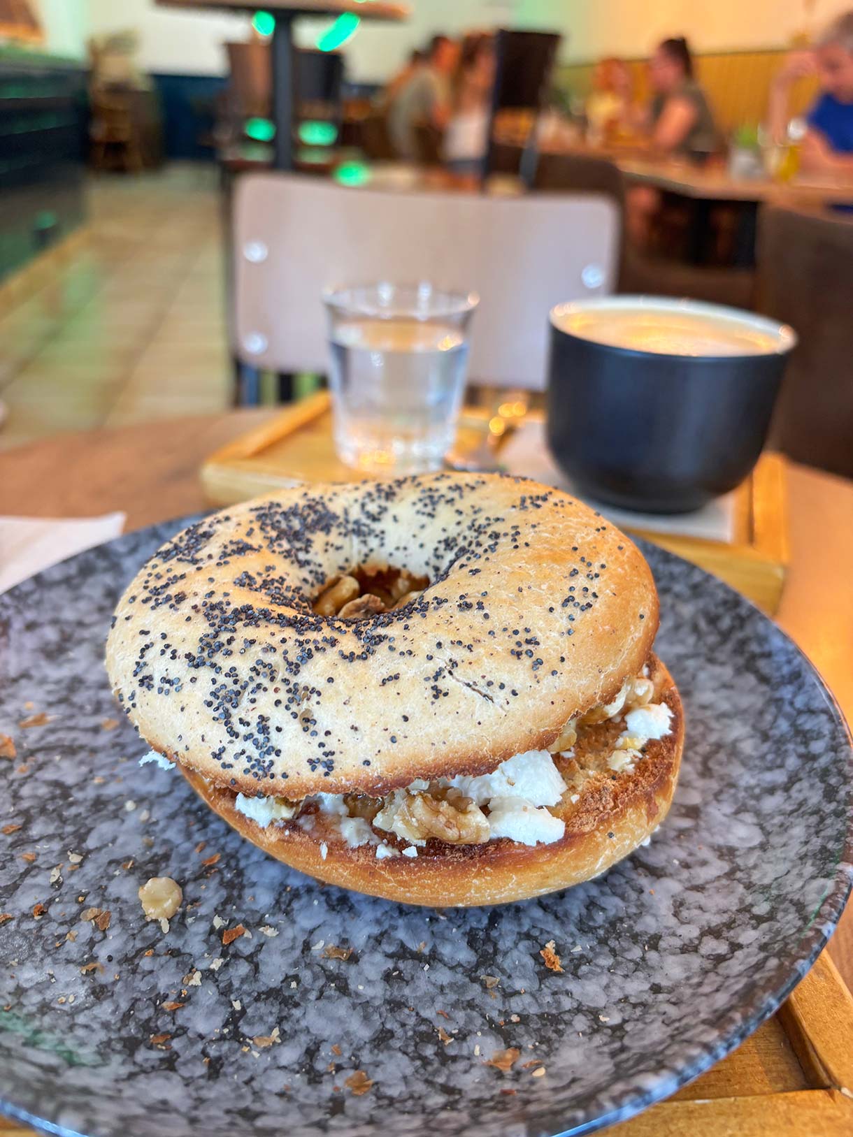 Brunch at Utopia Coffee House in Roses, Spain