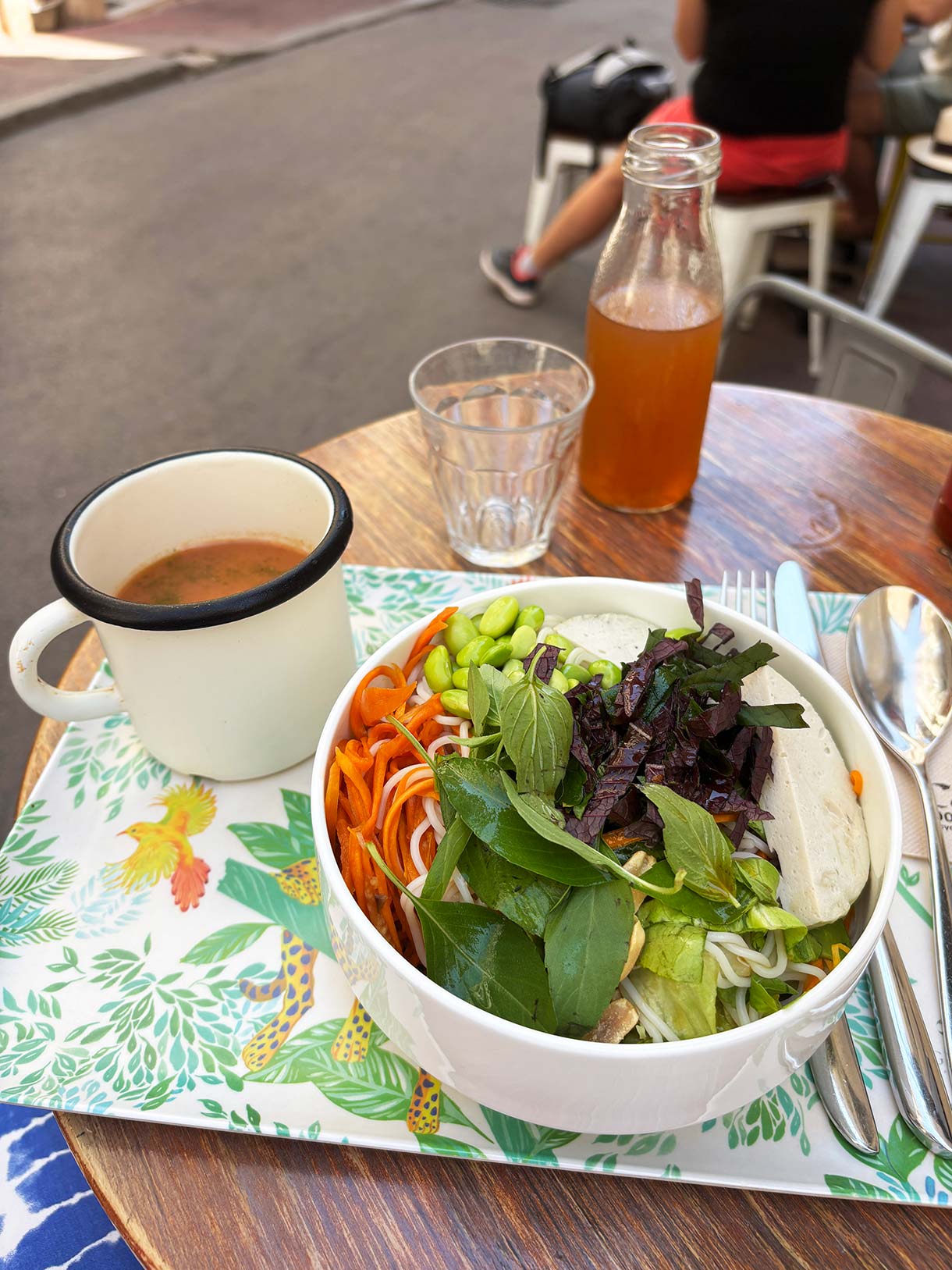 Vegan Lunch at Peacefood Restaurant in Montpellier
