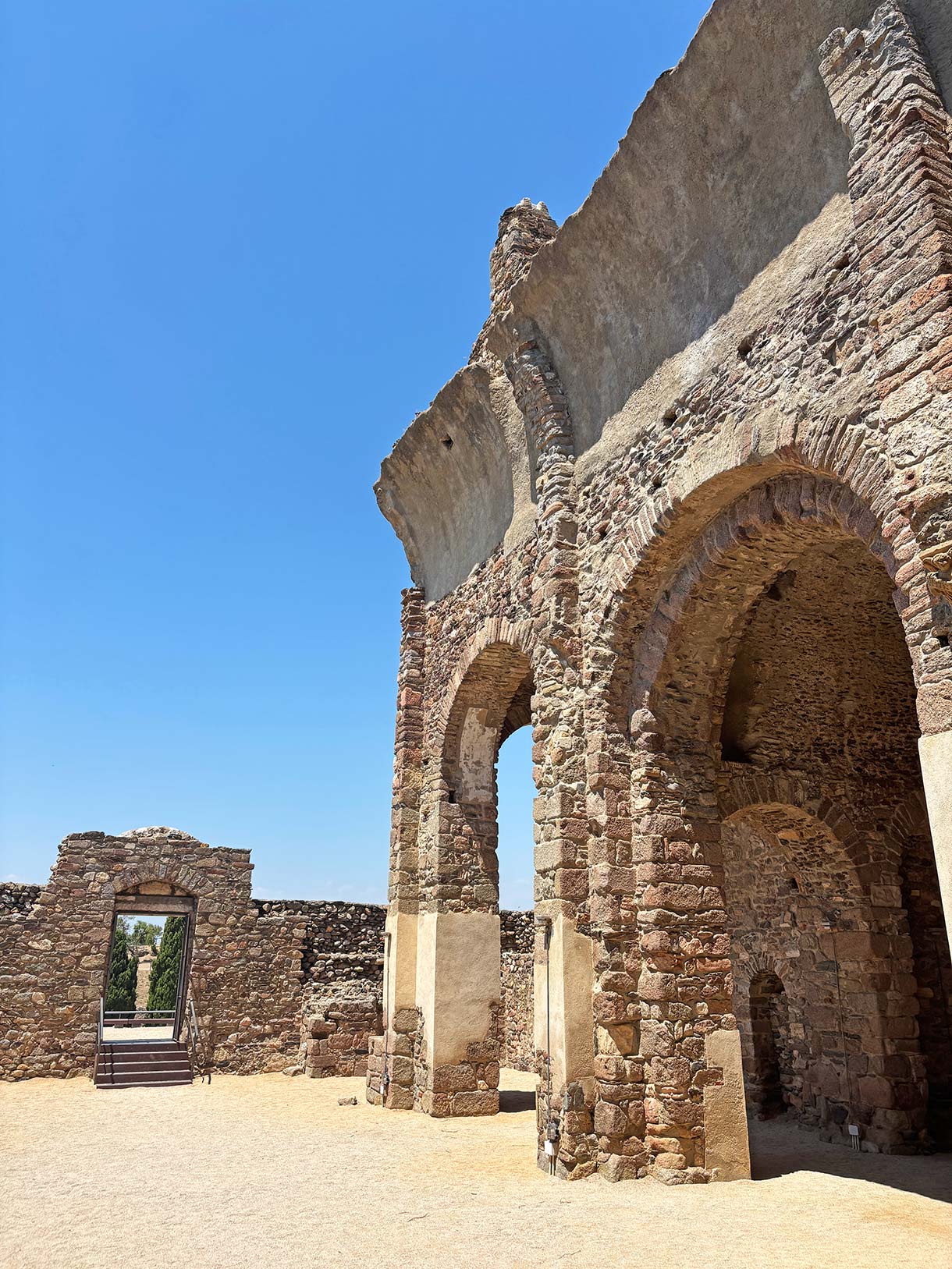 Ruins in the Ciutadella de Roses Espana