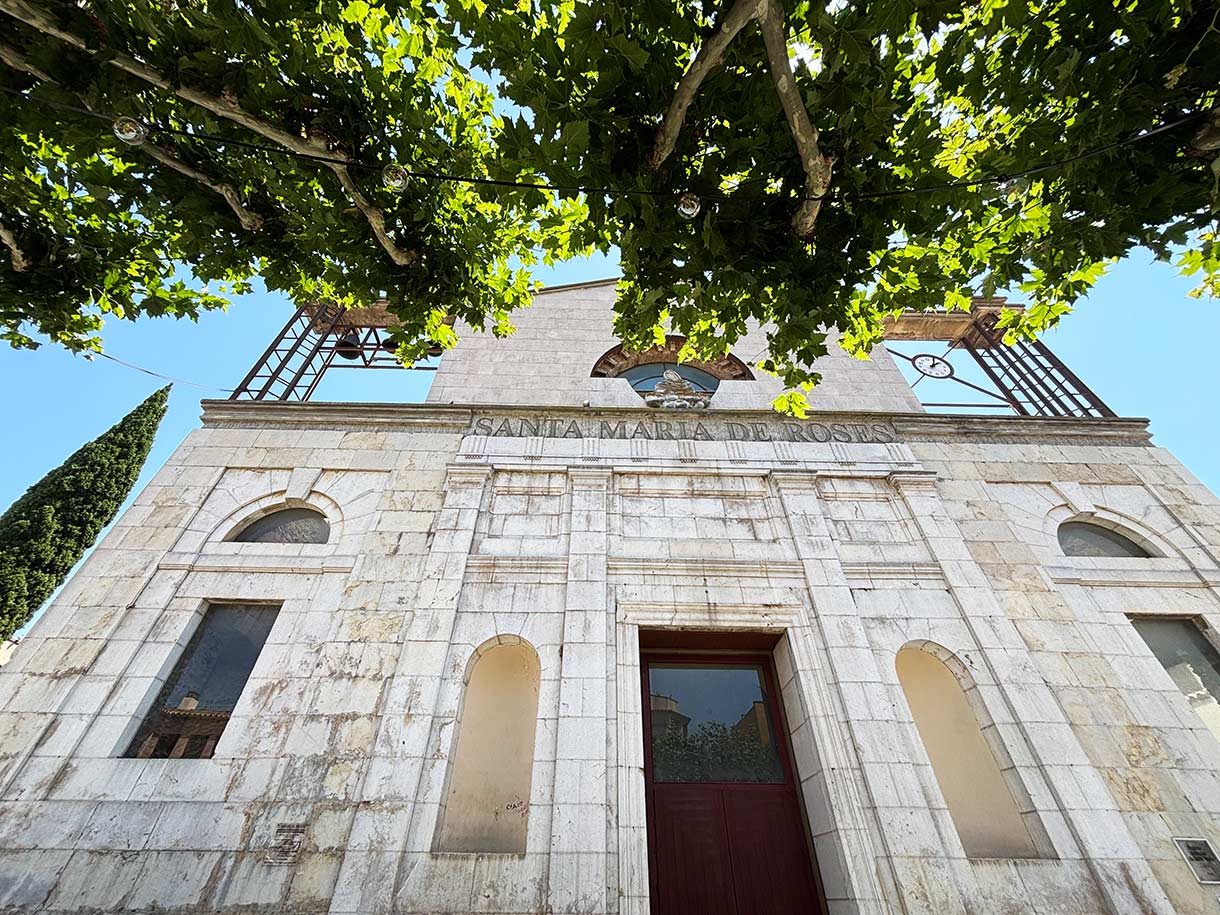 Santa Maria Church in Roses Spain