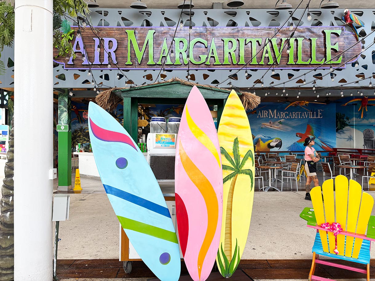 Margaritaville at Cancun Airport Arrivals